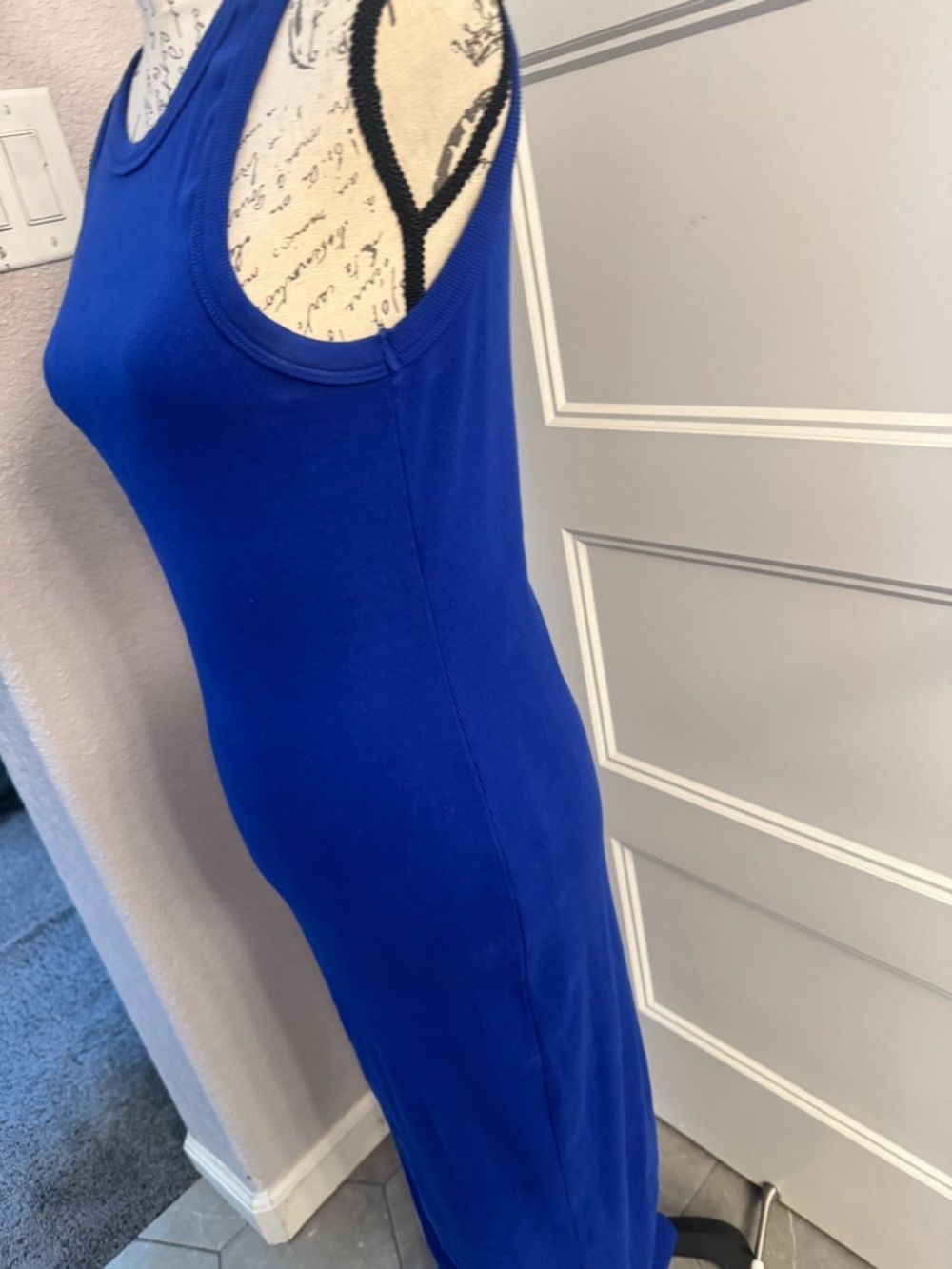 Lulu's Royal Blue Ribbed Tank NEW - Picture 5 of 5